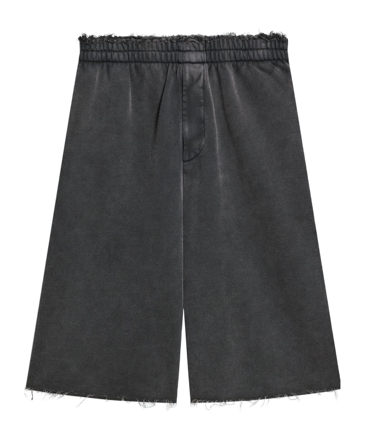 Helmut Lang Elastic Waist Shorts In Black
