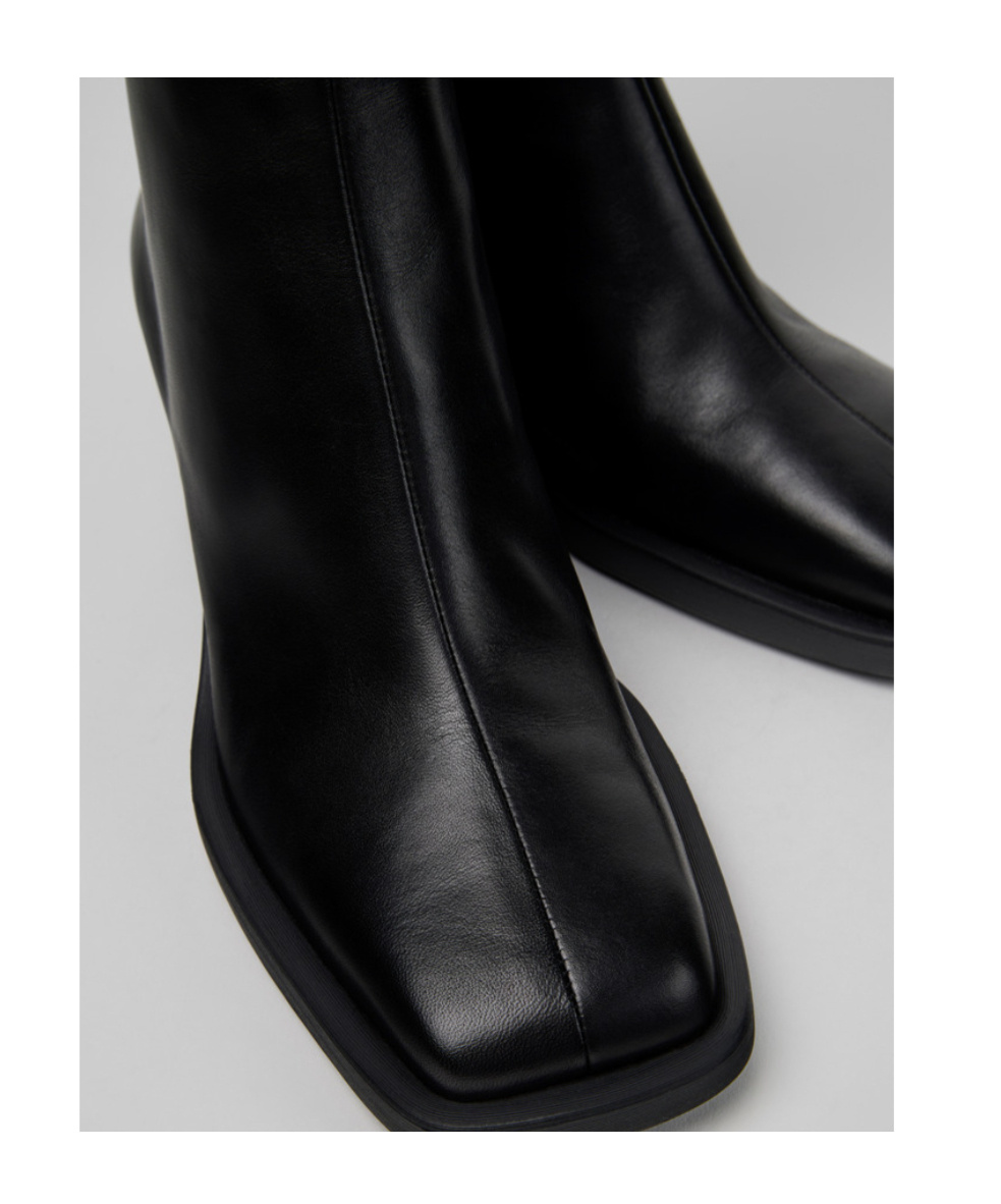 Camper Louise Wedge-heel Ankle Boots In Black