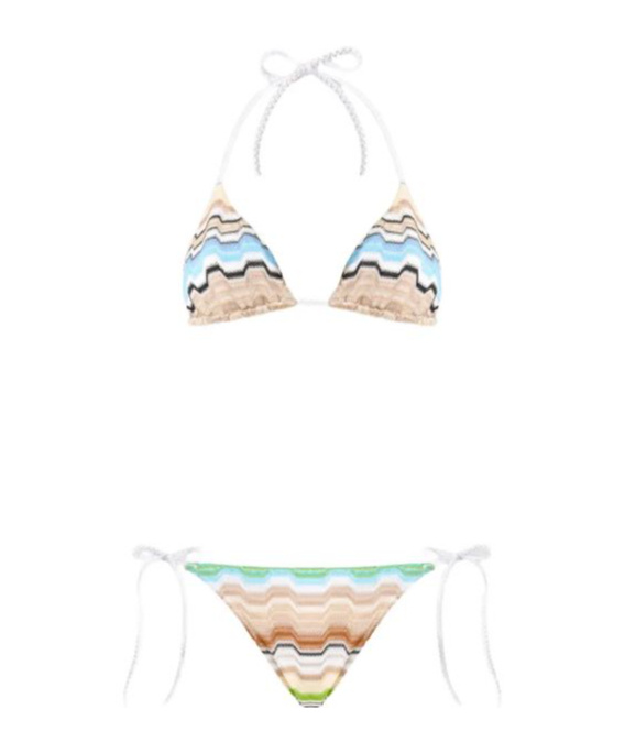 Missoni Zigzag-patterned Bikini Set In Multi