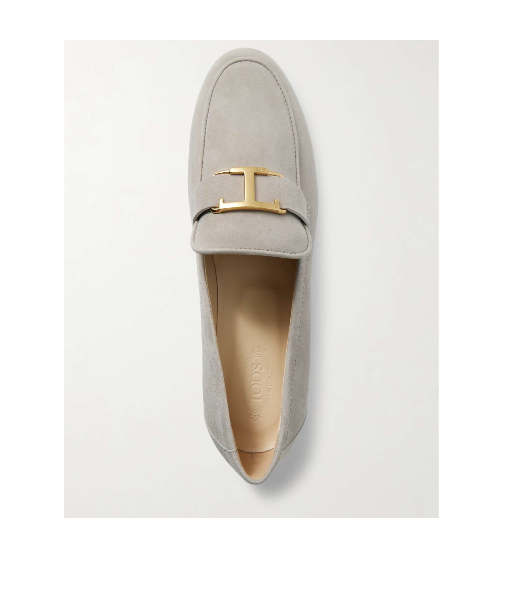 Tod's Suede Kate Loafers Hardware In Multicolor
