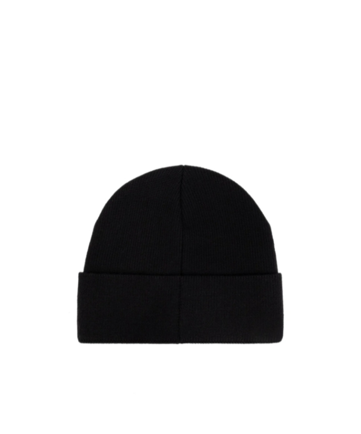 Dsquared2 Dsquared 2 Logo-intarsia Beanie In Black