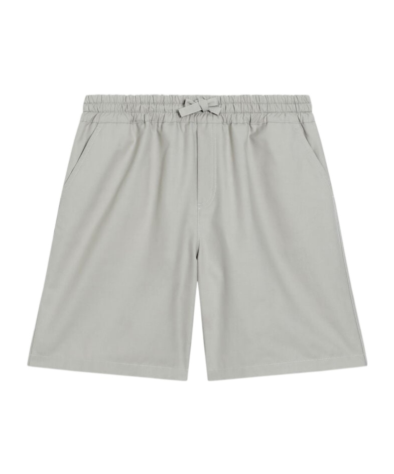 Dolce & Gabbana Logo Print Shorts In Gray