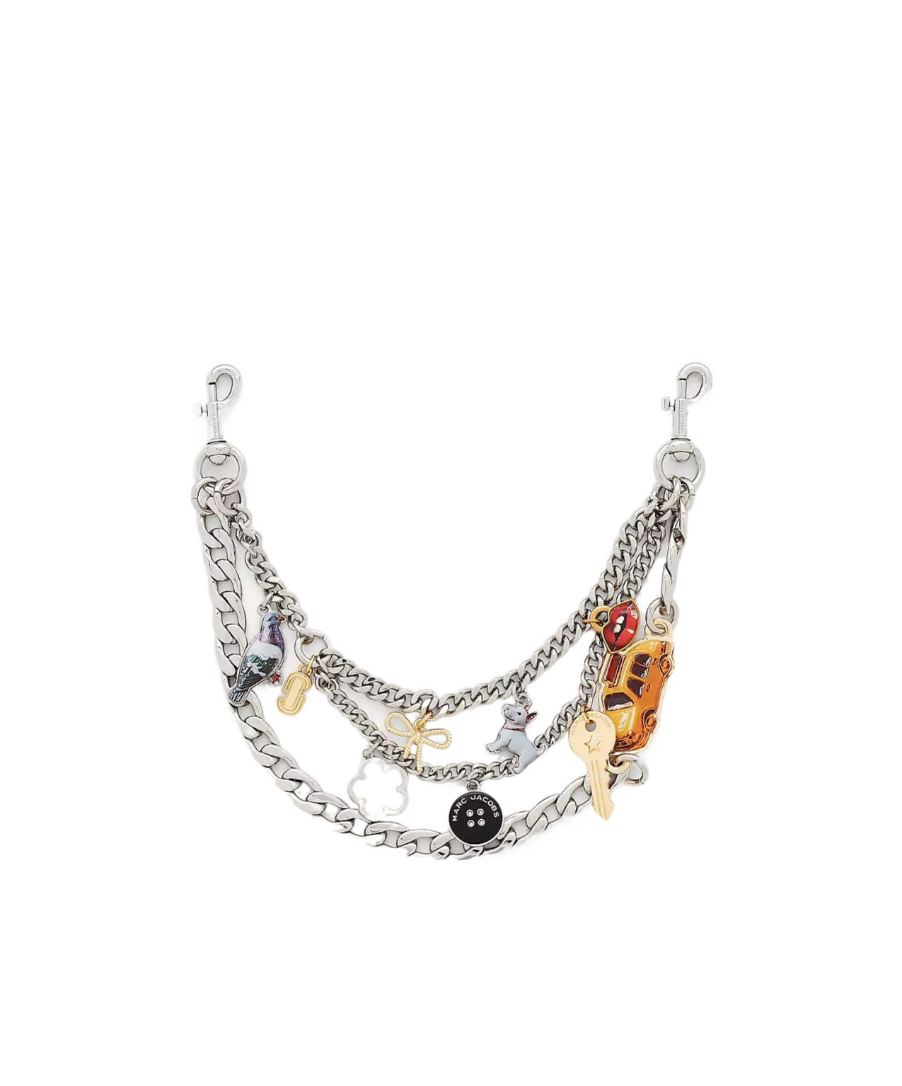 Marc Jacobs The Trinket Charm Chain Shoulder Strap In Multi