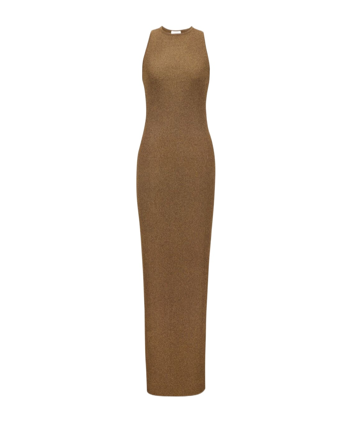 Saint Laurent Ribbed Knit Racer Back Dress