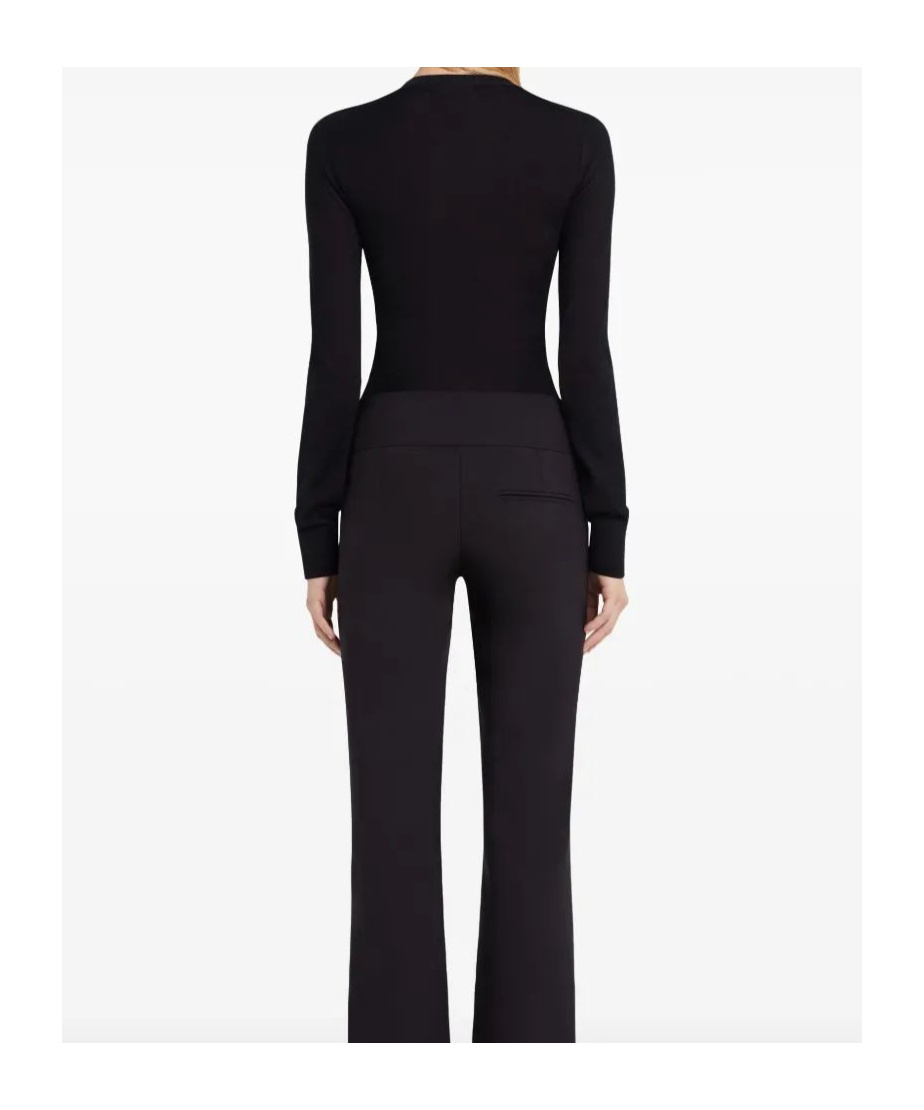 Courrèges Twist-detailing Shirt In Black