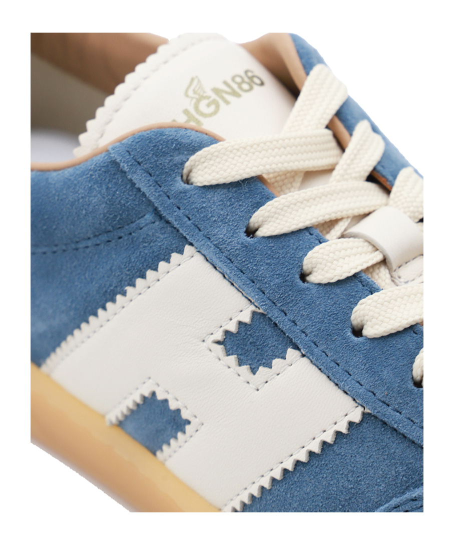 Hogan Cool Suede Sneakers In Blue