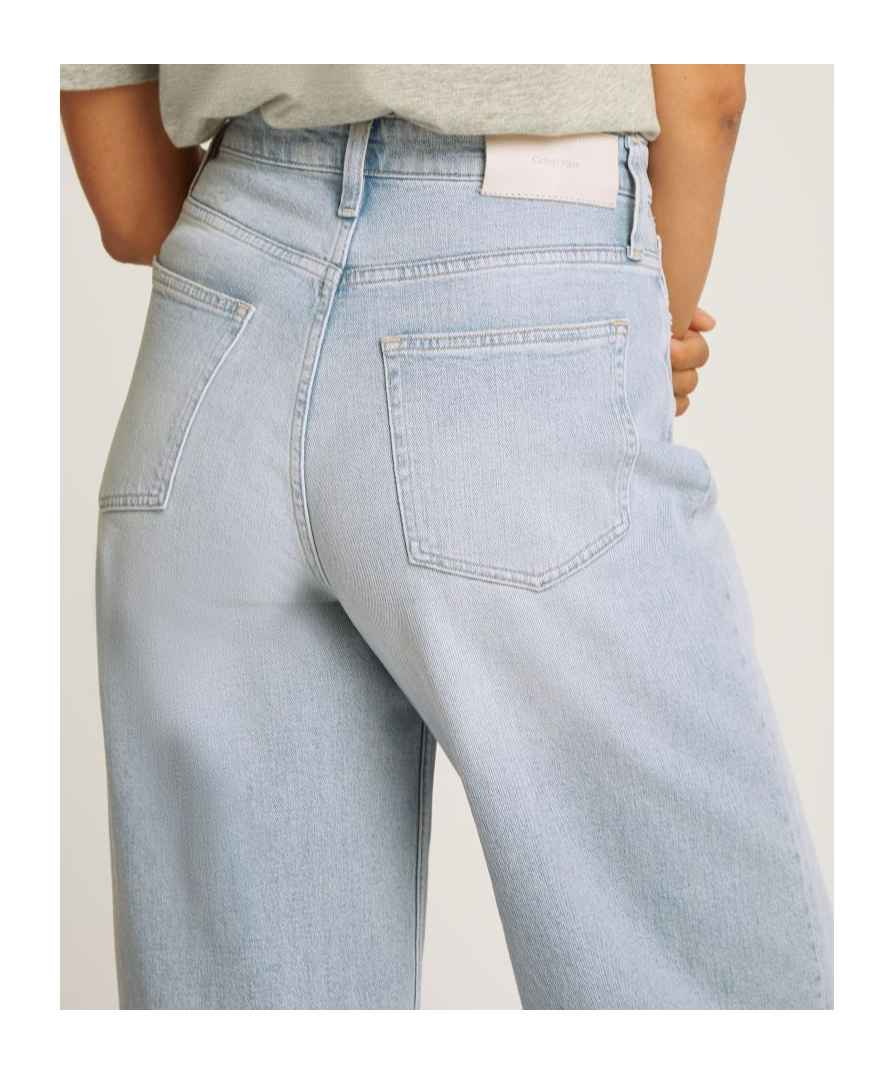 CALVIN KLEIN WIDE-LEG JEANS