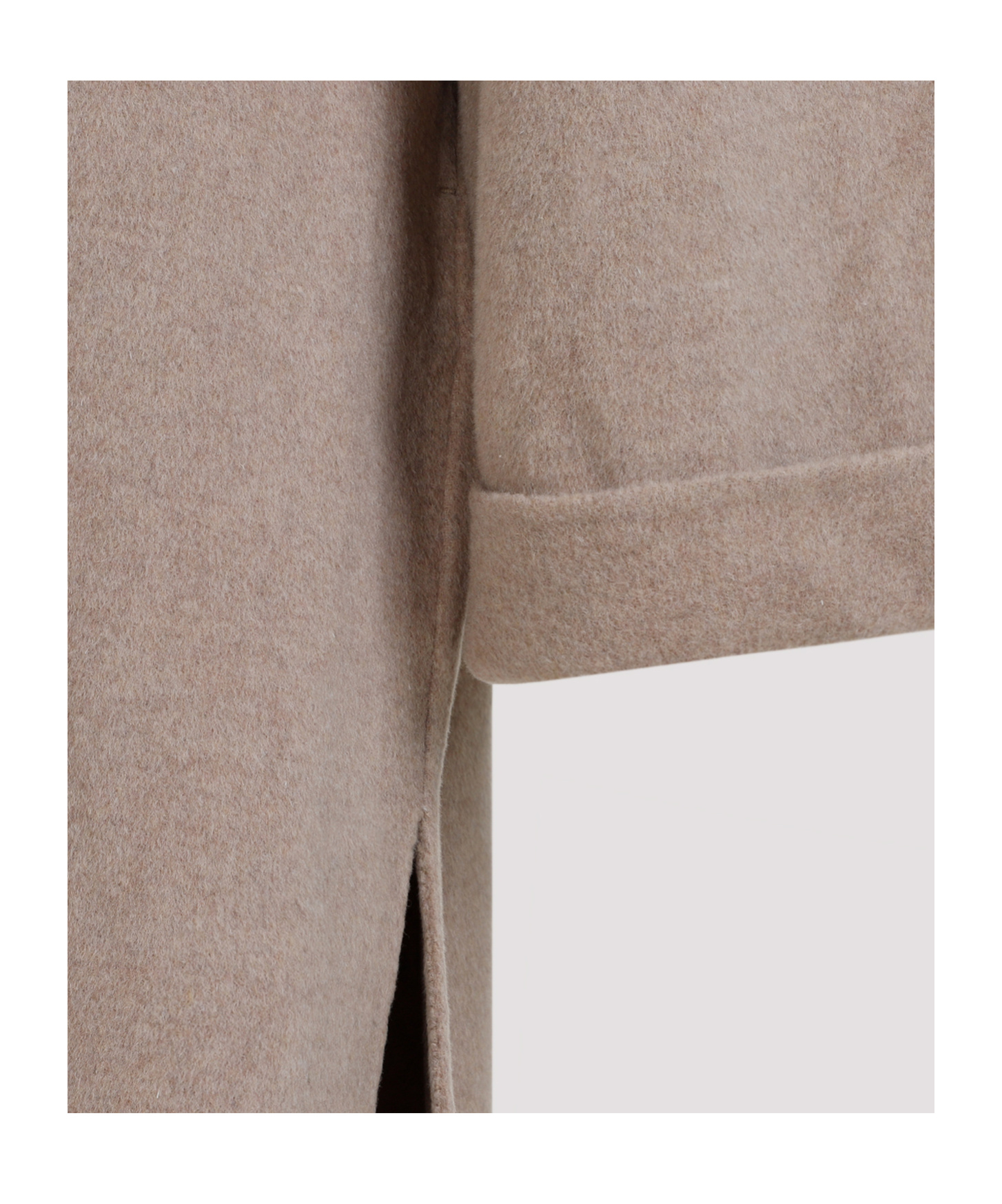 Shop By Malene Birger Trullem Belted Wool Coat In Nude