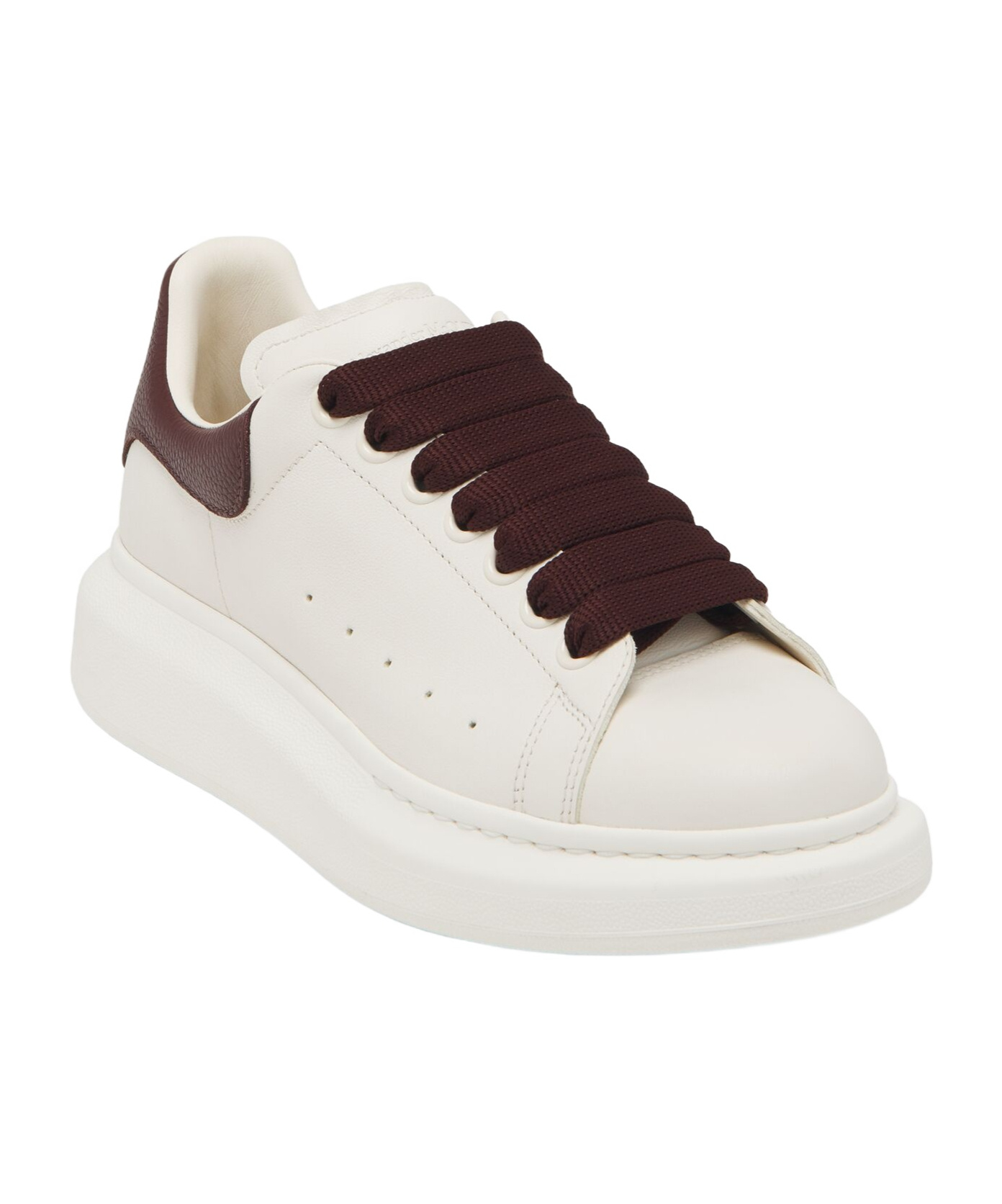 Alexander Mcqueen Lace-up Low-cut Casual Shoes In White