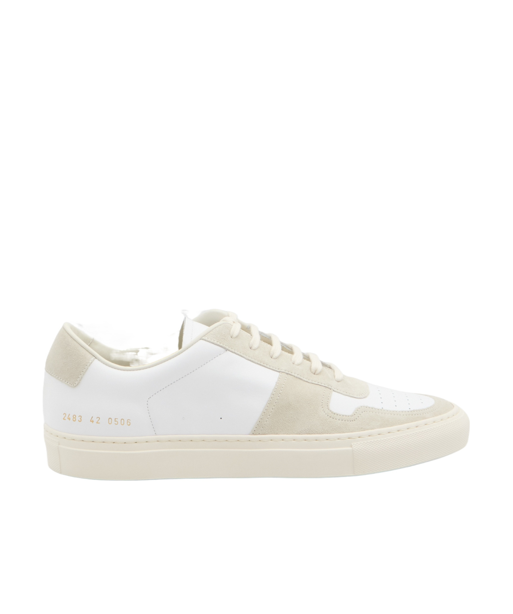 Common Projects Round Toe Sneakers In White
