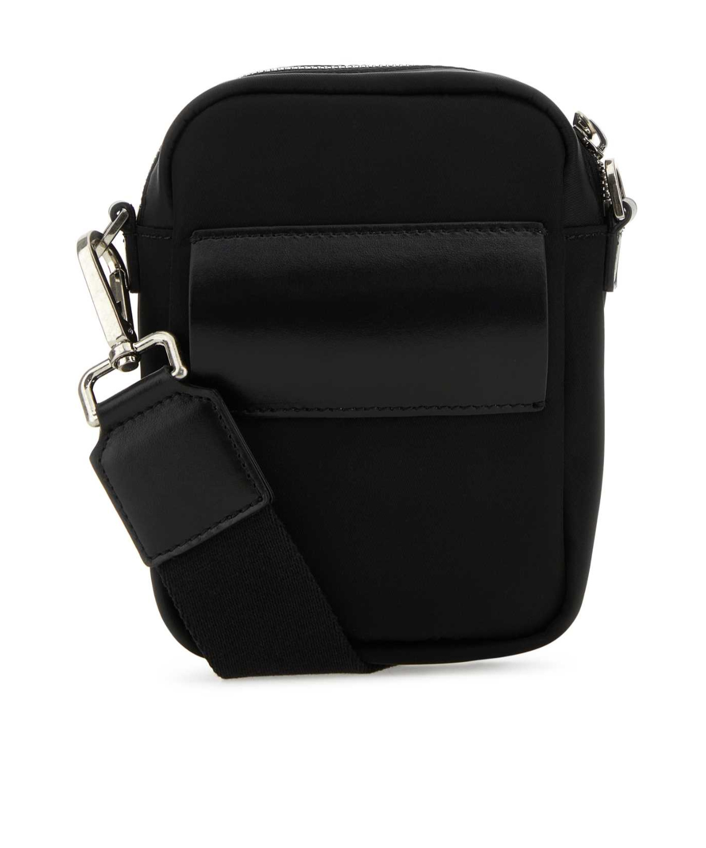 Palm Angels Adjustable Shoulder Strap Cross-body Bag In Black