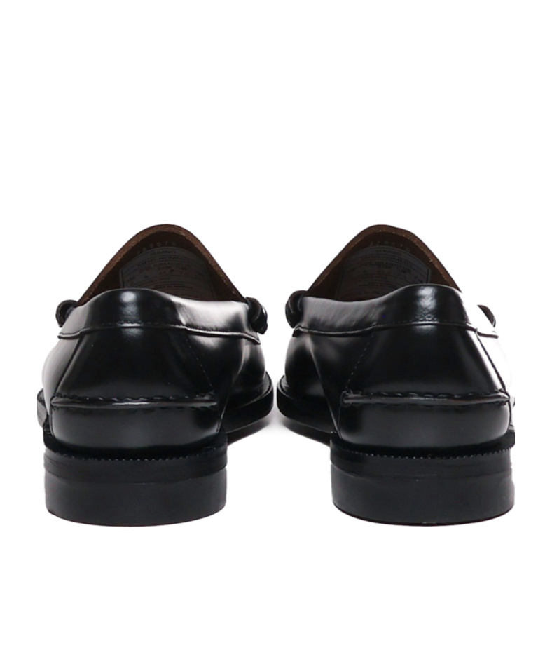 Sebago Round Toe Slip-on Moccasins With Cut-out Upper Design In Black