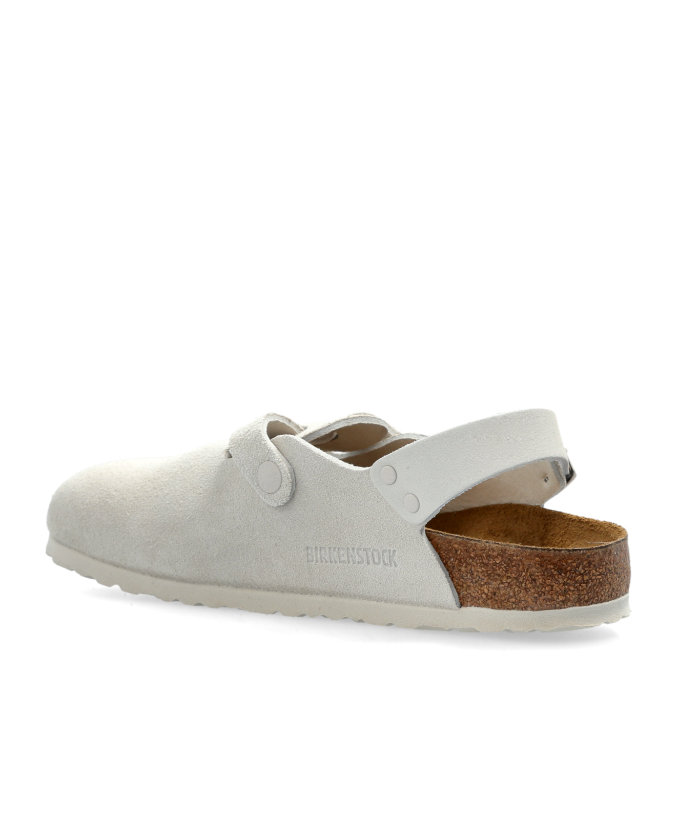 Birkenstock Round Head Slippers In Gray
