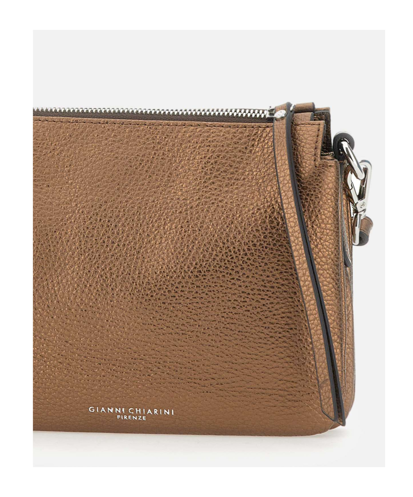 Gianni Chiarini Leather Cross Body Bag In Brown