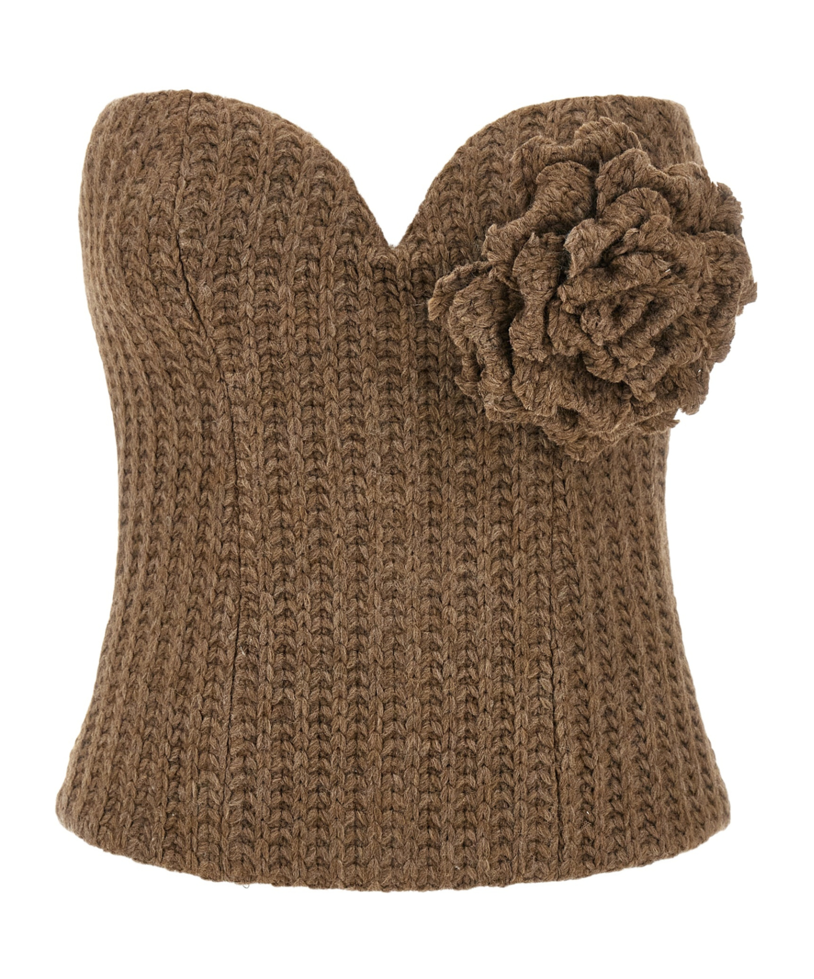 Giuseppe Di Morabito Sleeveless Sweater In Brown