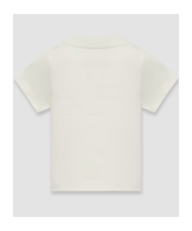 Moncler Embroidery Logo Cotton T-shirt In White