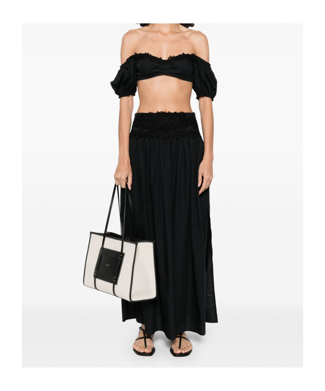 Ermanno Scervino Lace Detail Cotton Top