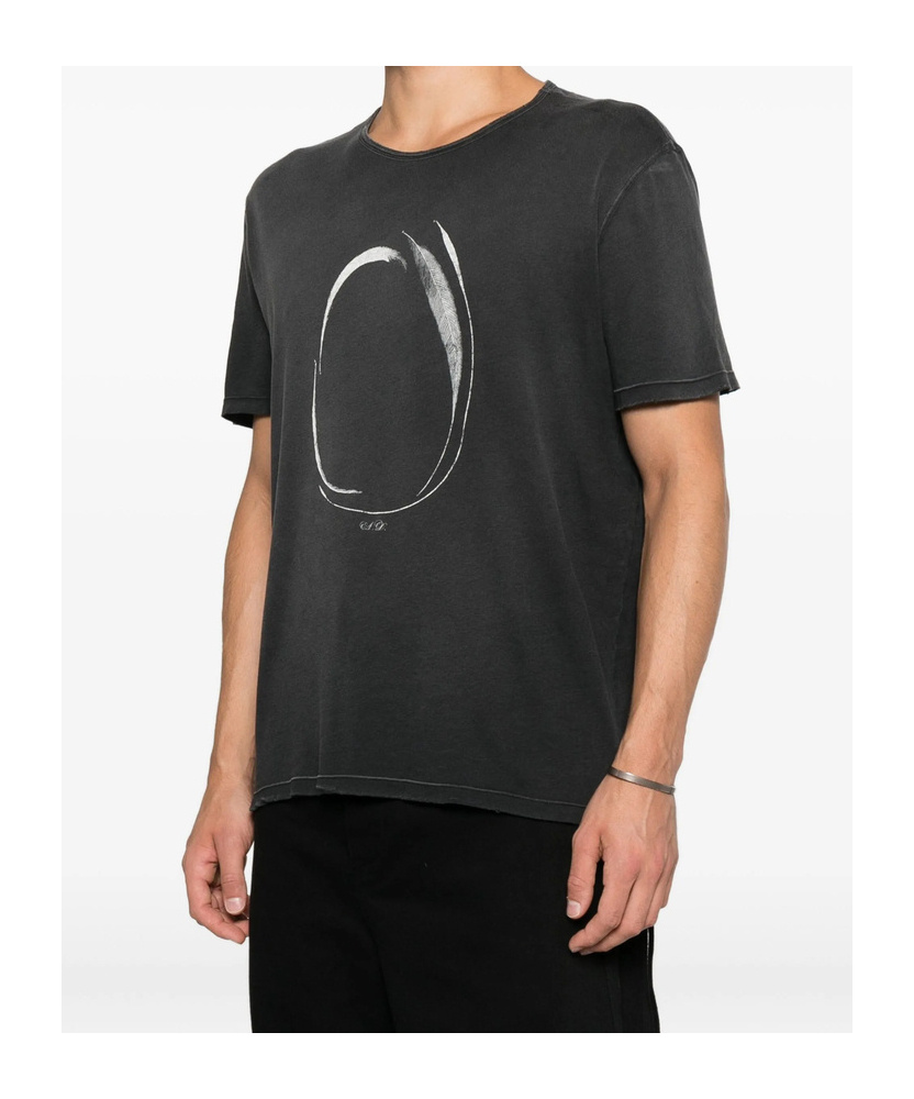 Ann Demeulemeester Short-sleeved T-shirt In Black