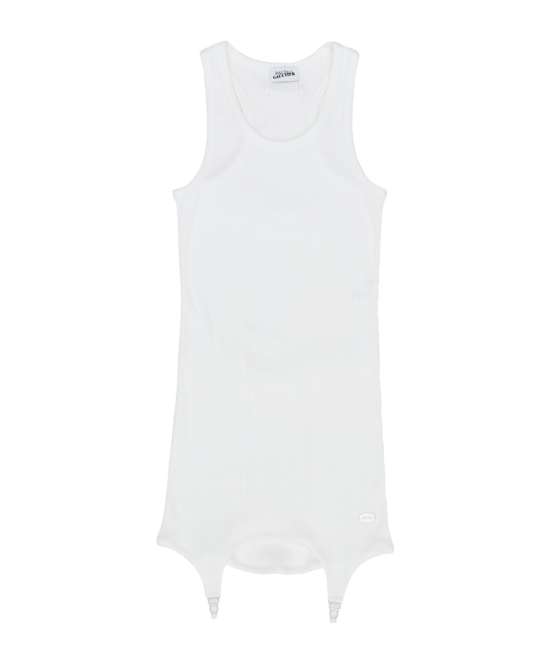 Jean Paul Gaultier Sleeveless Dress In White