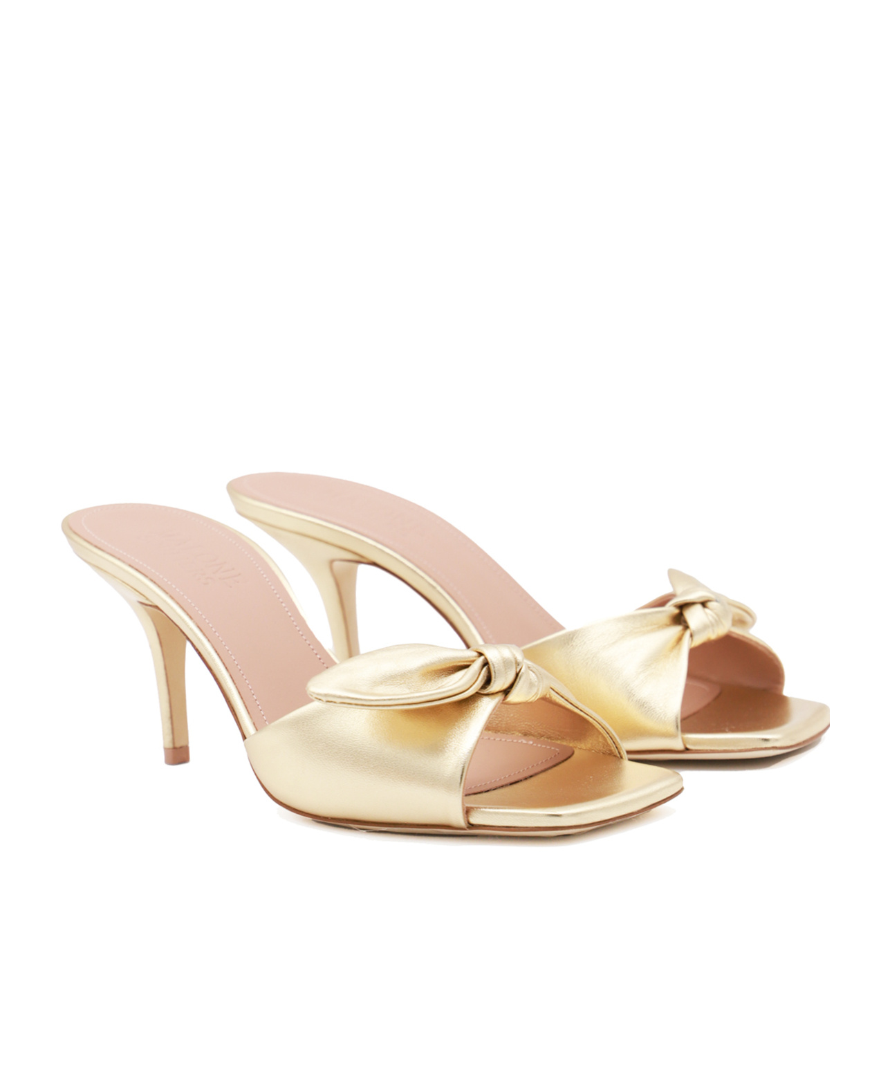 Shop Malone Souliers 70mm Vargas Mules In Nude