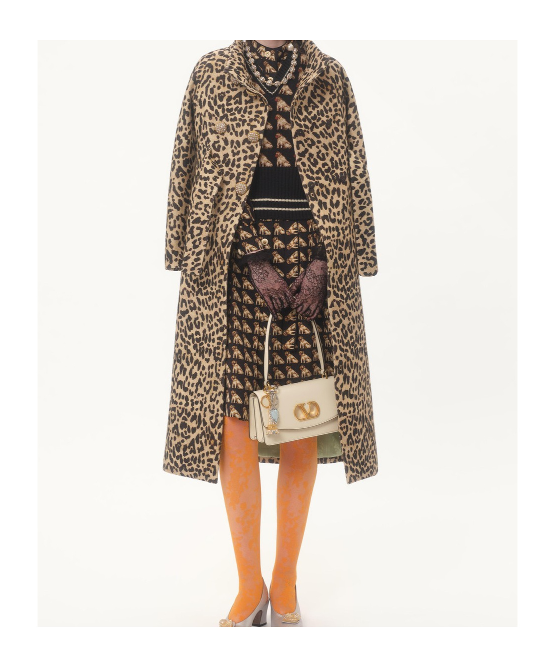 Valentino Petit Charles Jacquard Wool Gilet In Multi