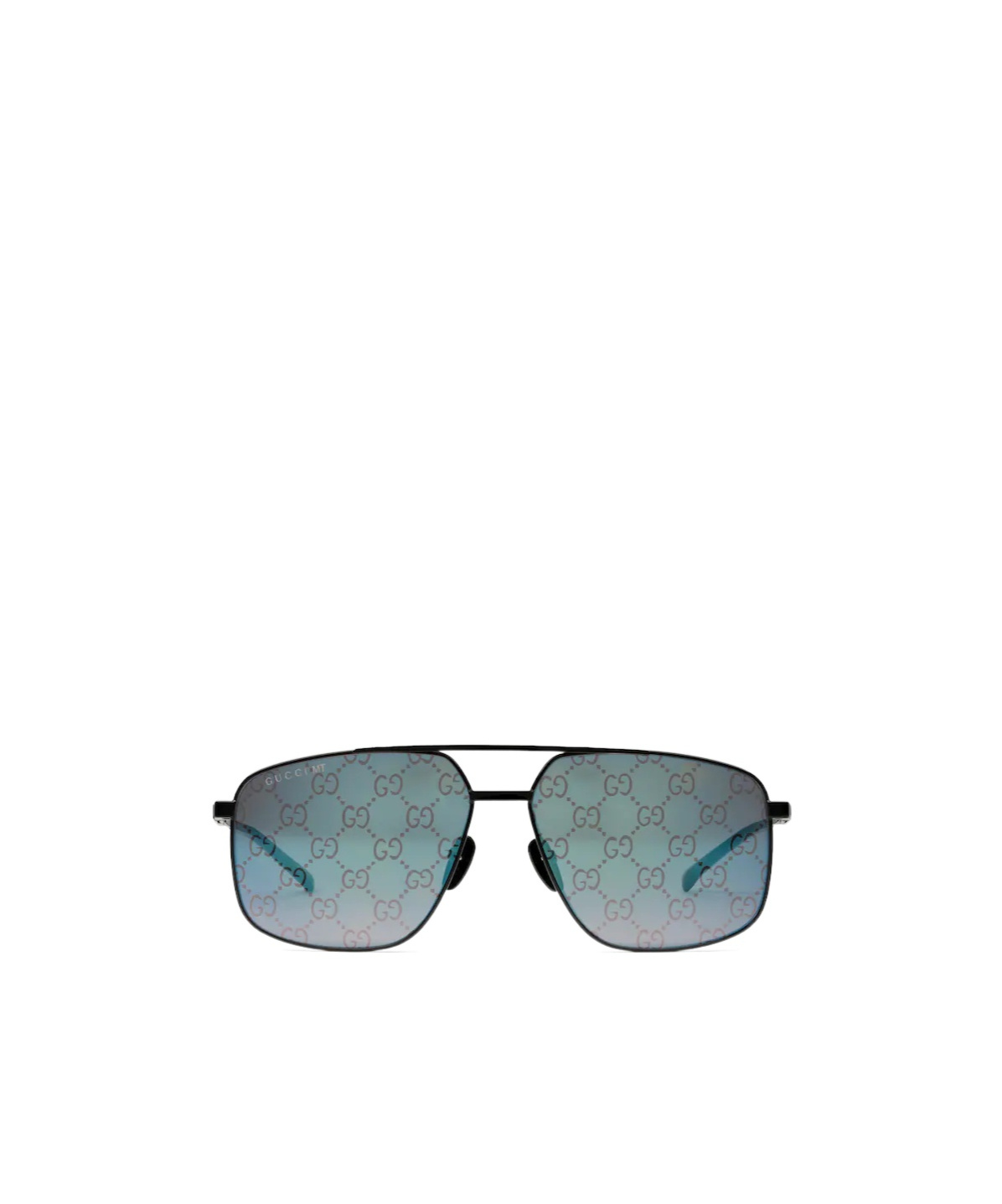 Gucci Navigator-frame Sunglasses In Blue