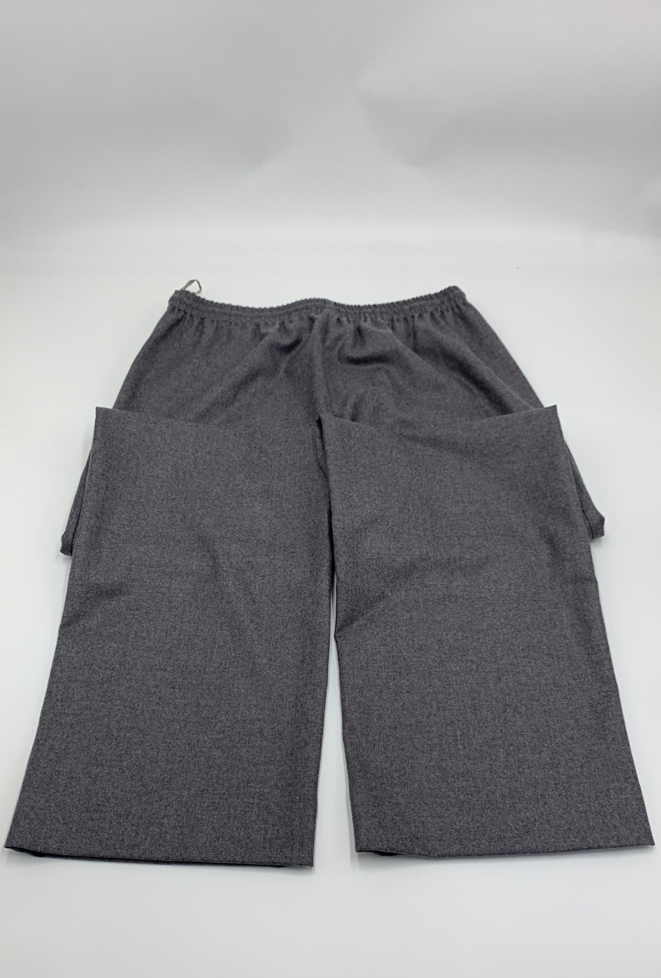 Celine Straight Jogging Pants In Cashmere Flannel In Grey