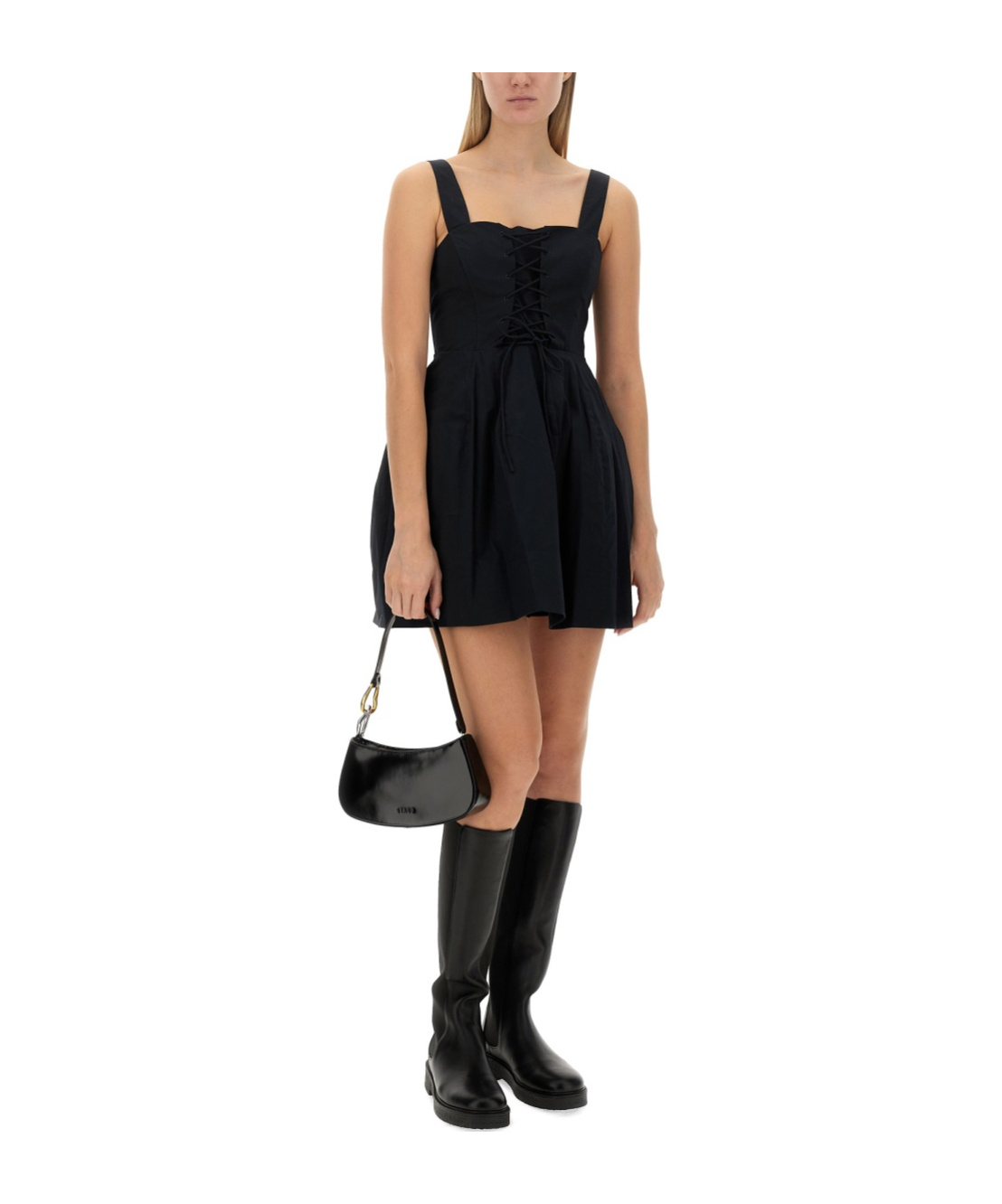 STAUD STAUD SUTTON MINI SLIP DRESS 