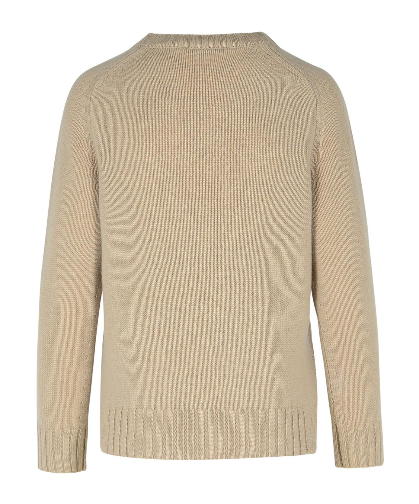 Purotatto Long-sleeved Sweater In Nude