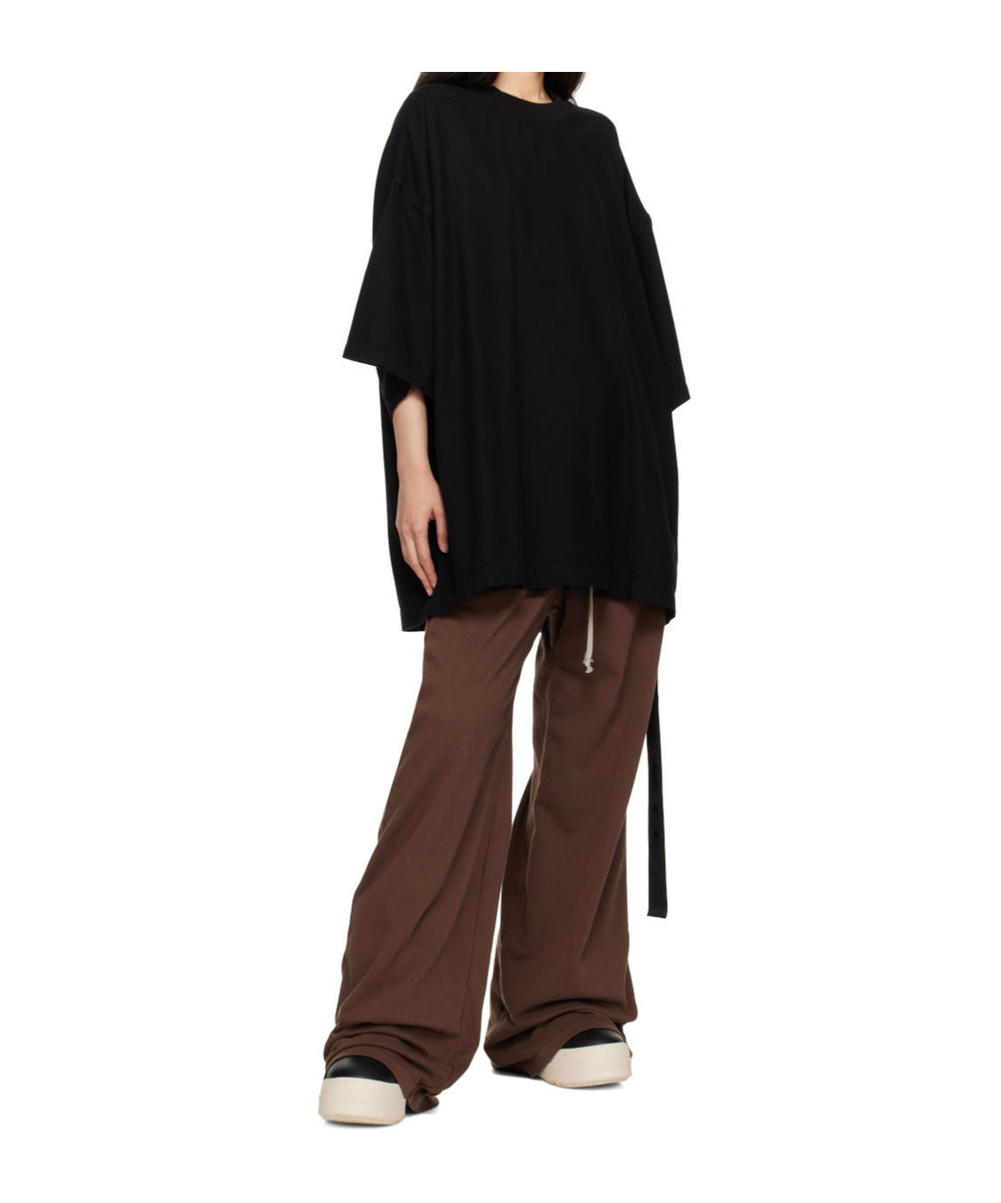 Rick Owens Drkshdw Short-sleeved T-shirt In Black