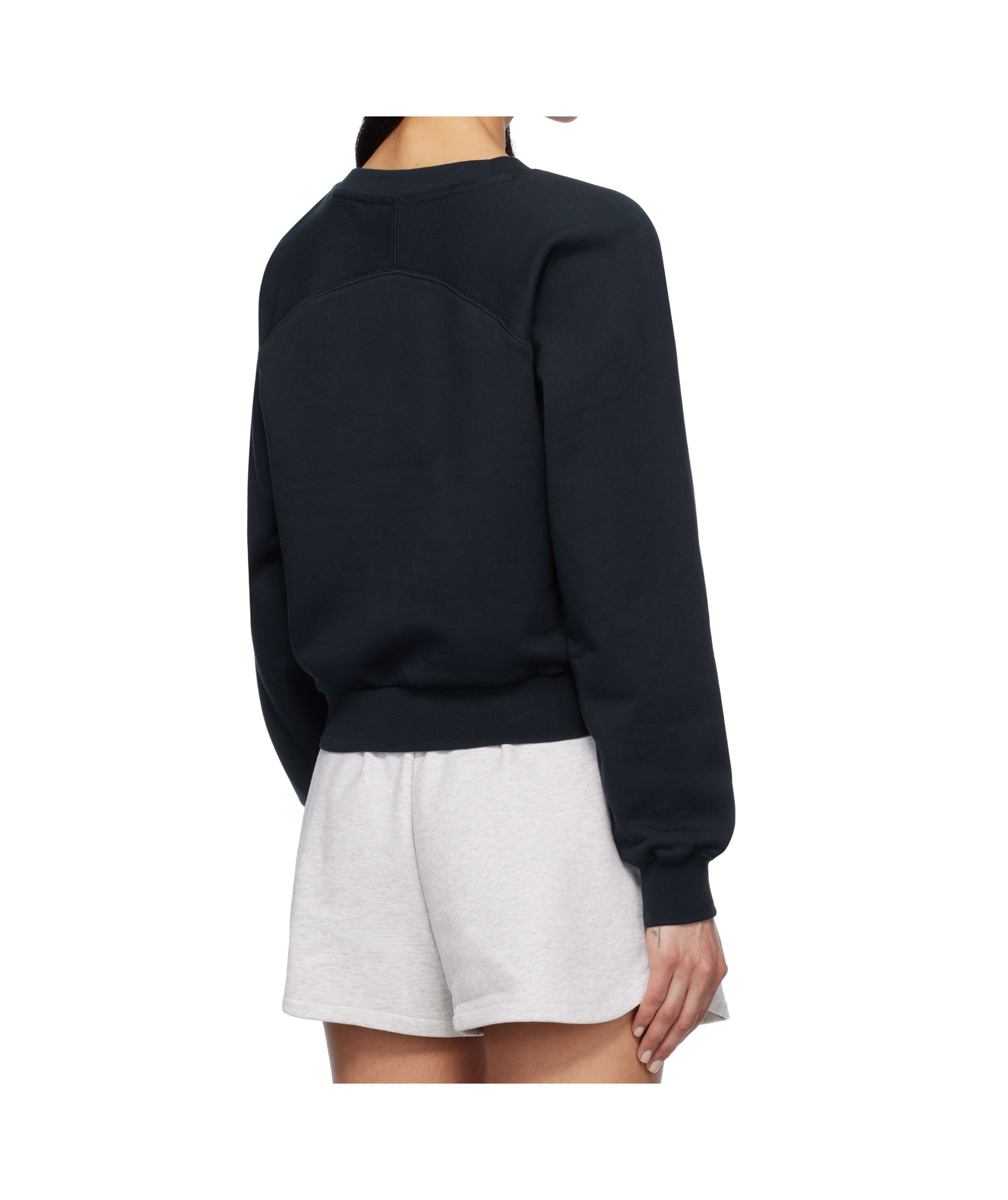 Apc X Asics Stone Sweatshirt In Navy Blue