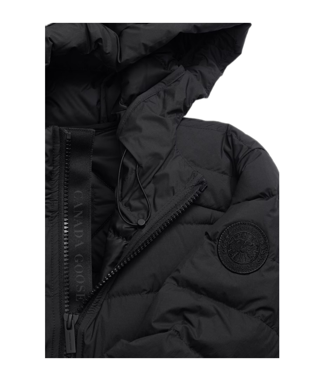 Canada Goose Crofton Quilted Zip-front Jacket In Black