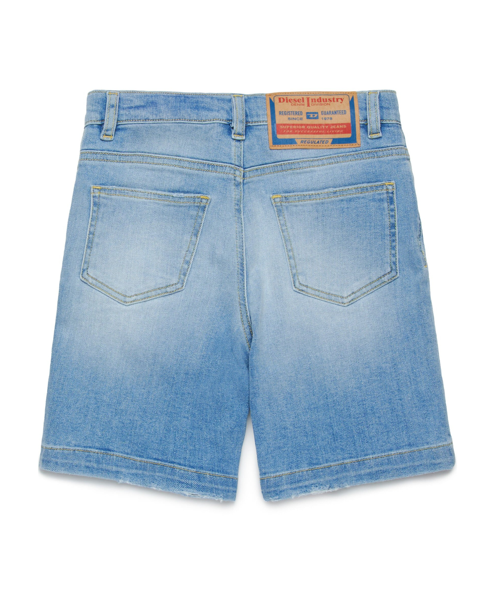 Diesel D-macs-sh-j Denim Shorts In Blue