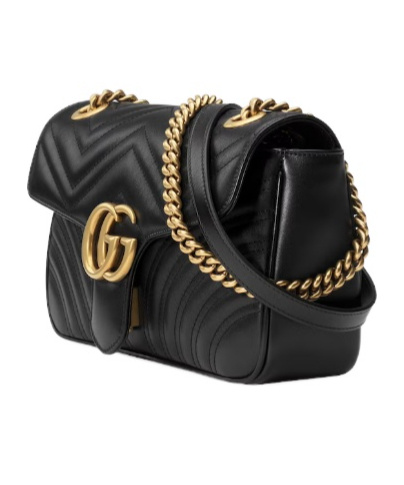 Gucci Gg Marmont Mini Matelasse Leather Shoulder Bag In Brown