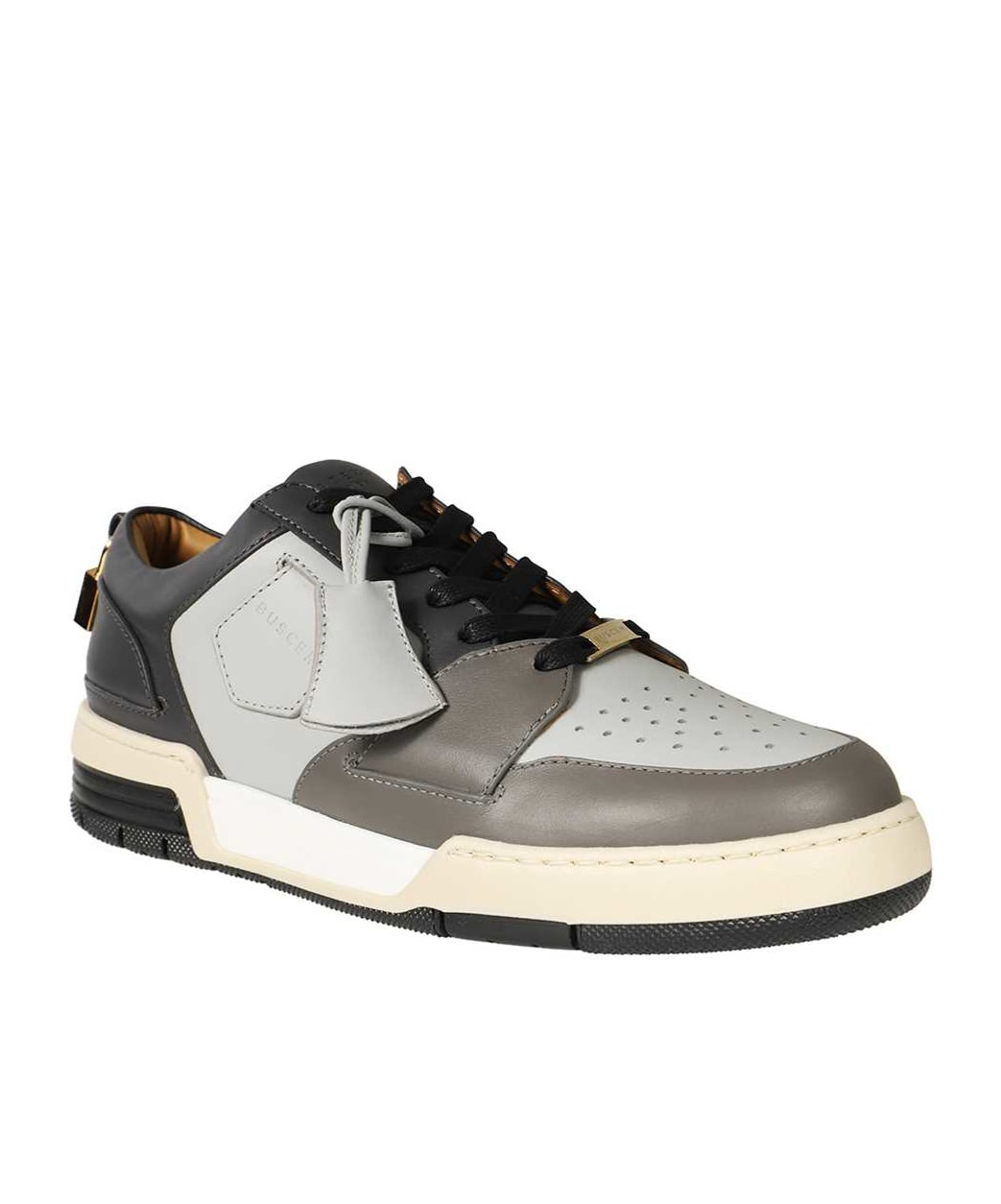 Buscemi Lace-up Low-cut Sneakers In White