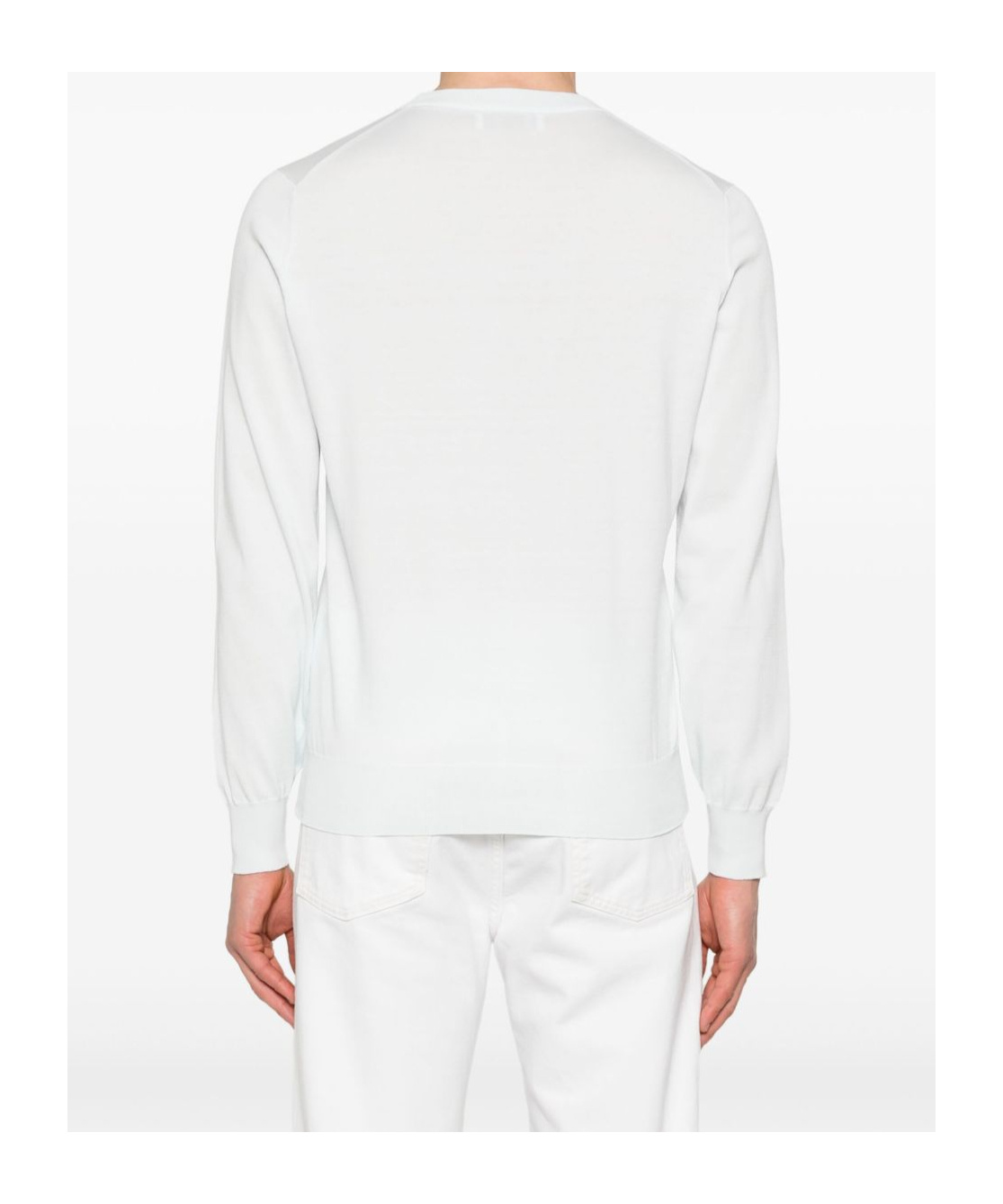 Brunello Cucinelli Fein Gestricktes T-shirt In White