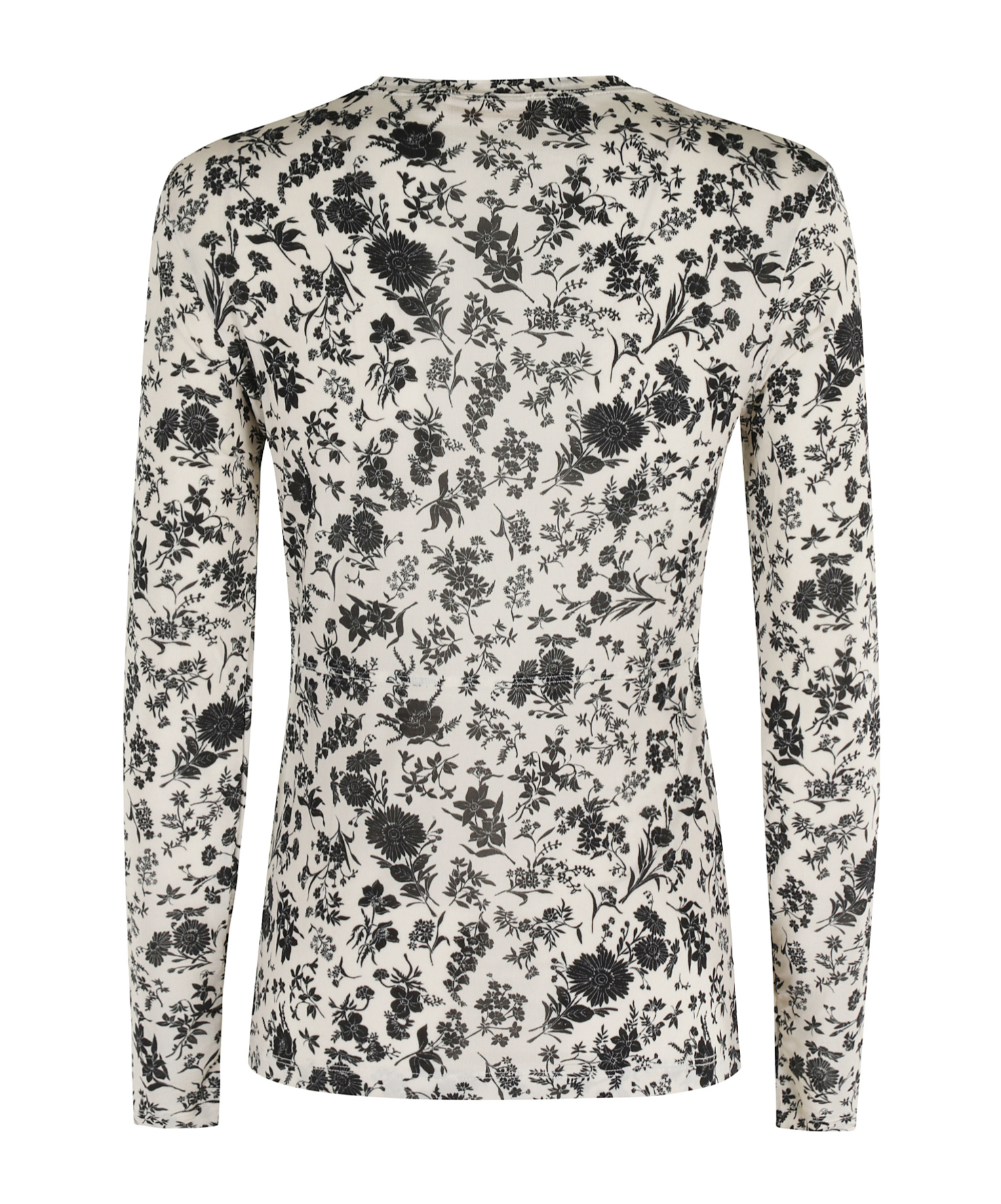 Ulla Johnson Floral-print Long-sleeve Top In White