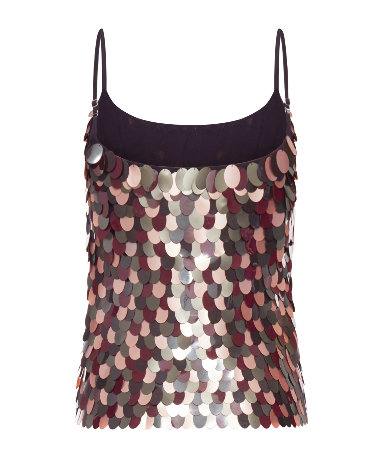 Dries Van Noten Embroidered Top With Sequins In Burgundy