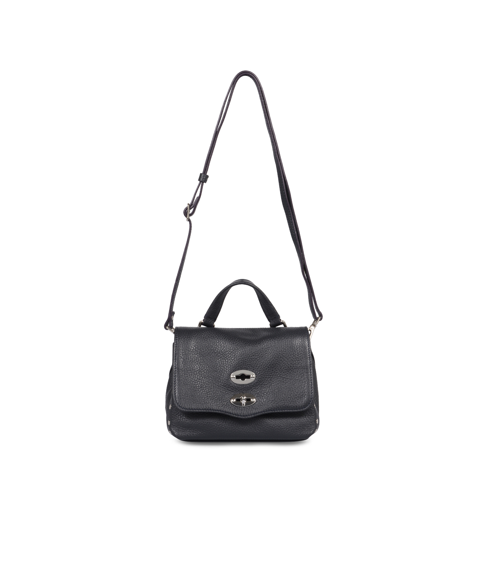 Zanellato Baby Postina Twist-lock Messenger Bag In Black
