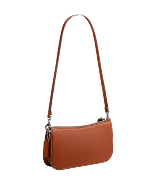 Coach Penn Shoulder Bag In Silver/burnished Amber