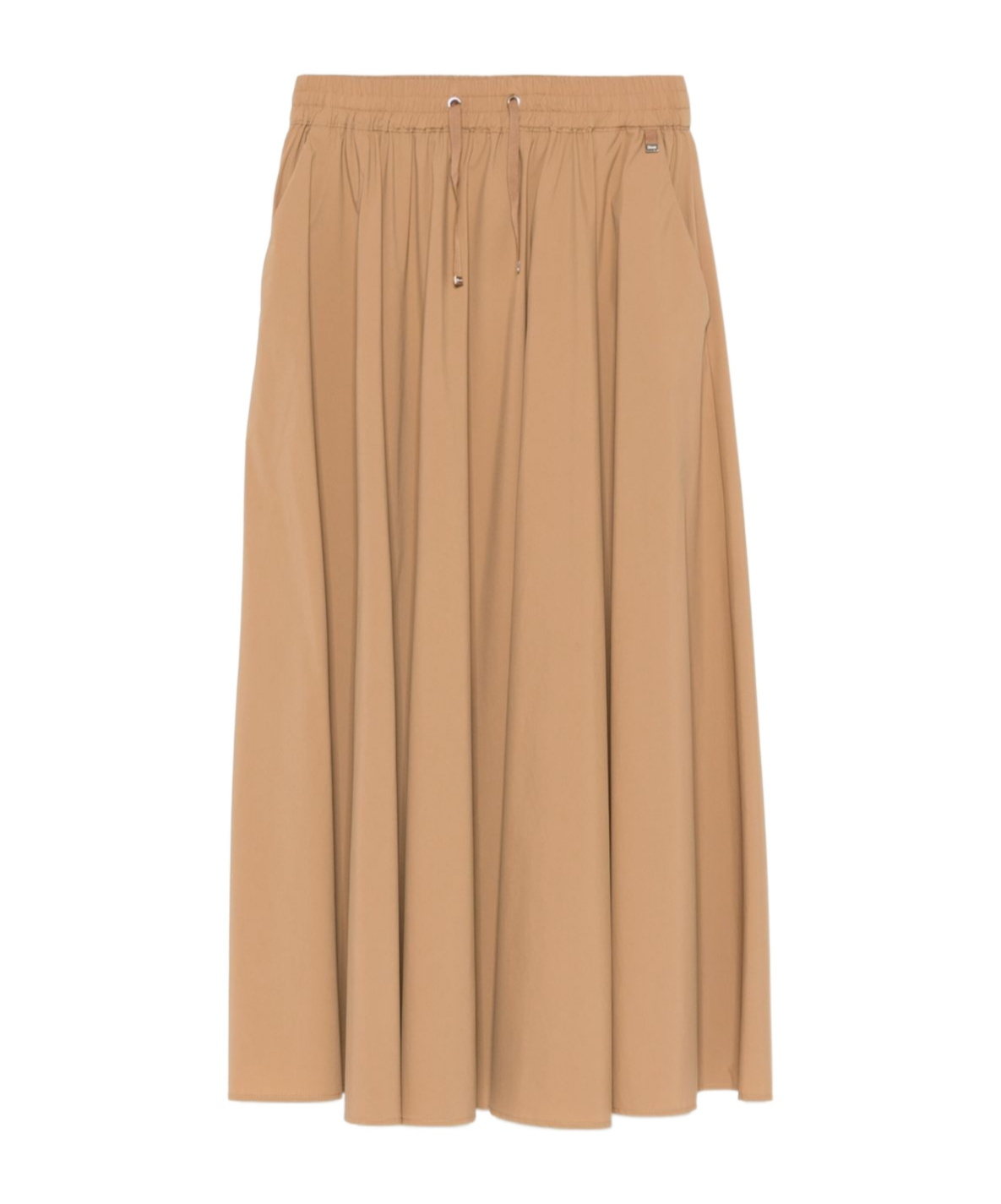 Herno A-line Midi Skirt In Brown