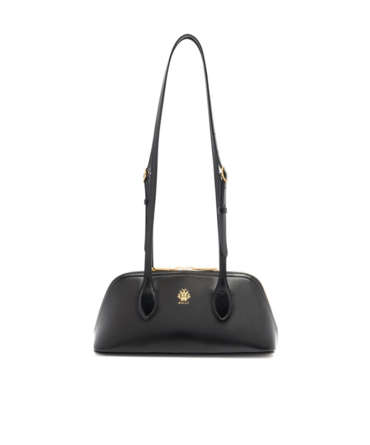 Bally Ray Minibag In Black Leather In Black