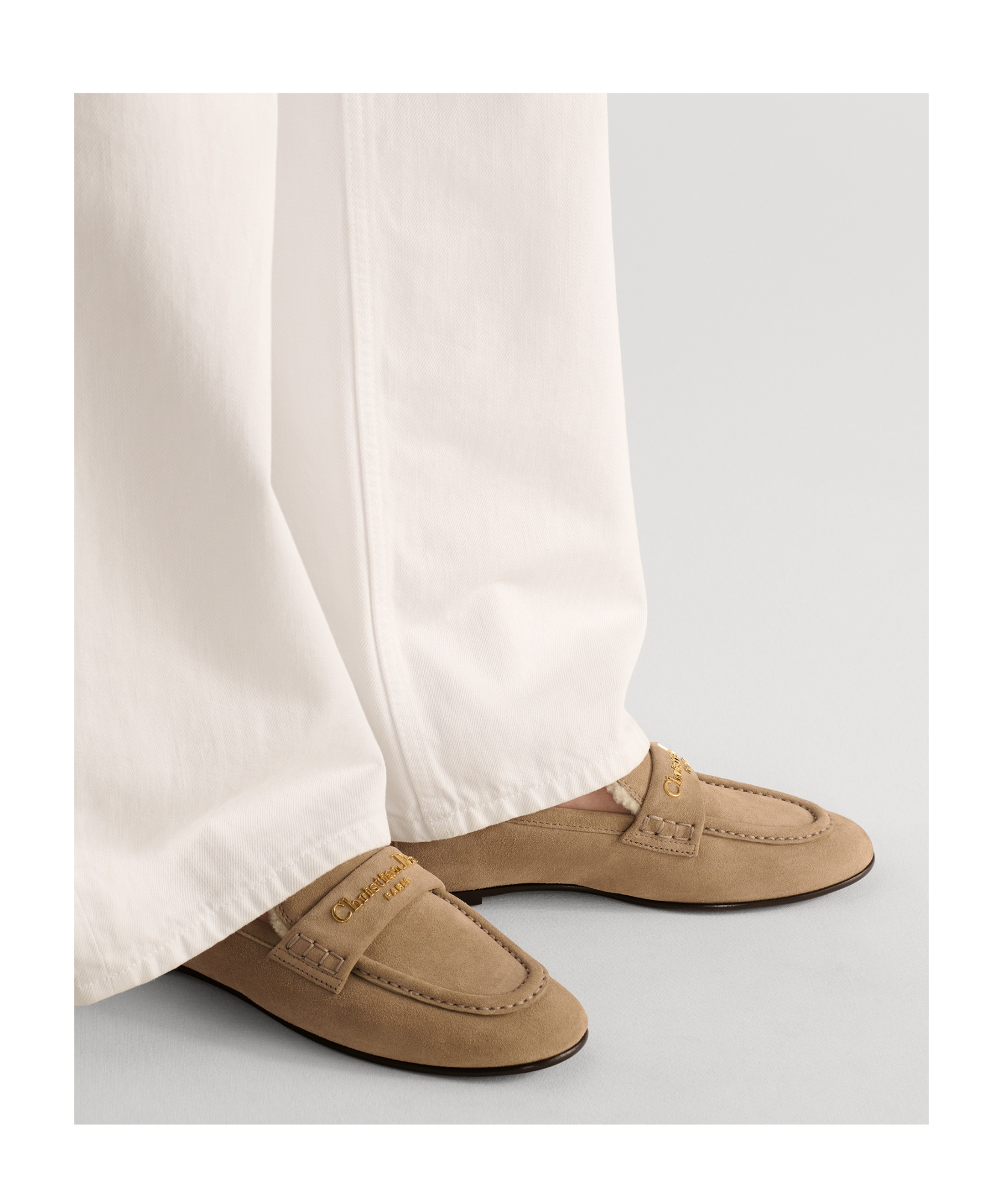 Dior Alps Boy Loafer In Neutral