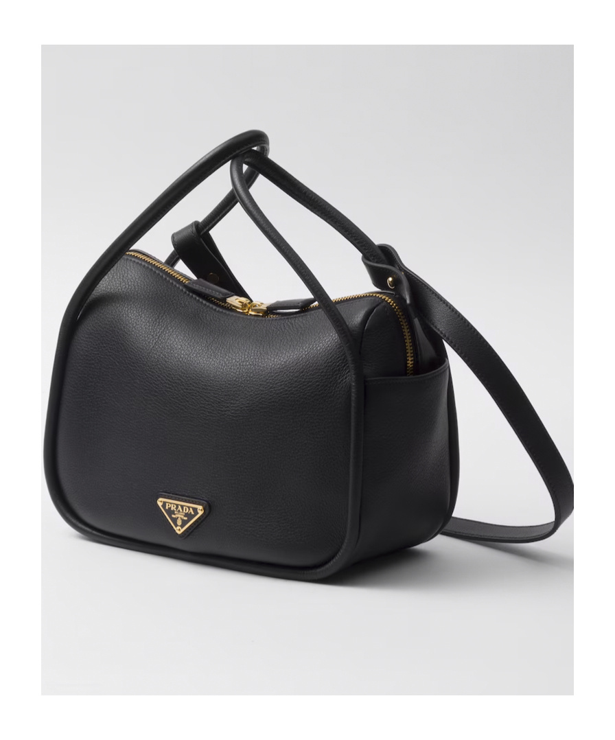 Prada Darling Handbag Black In Leather In Black