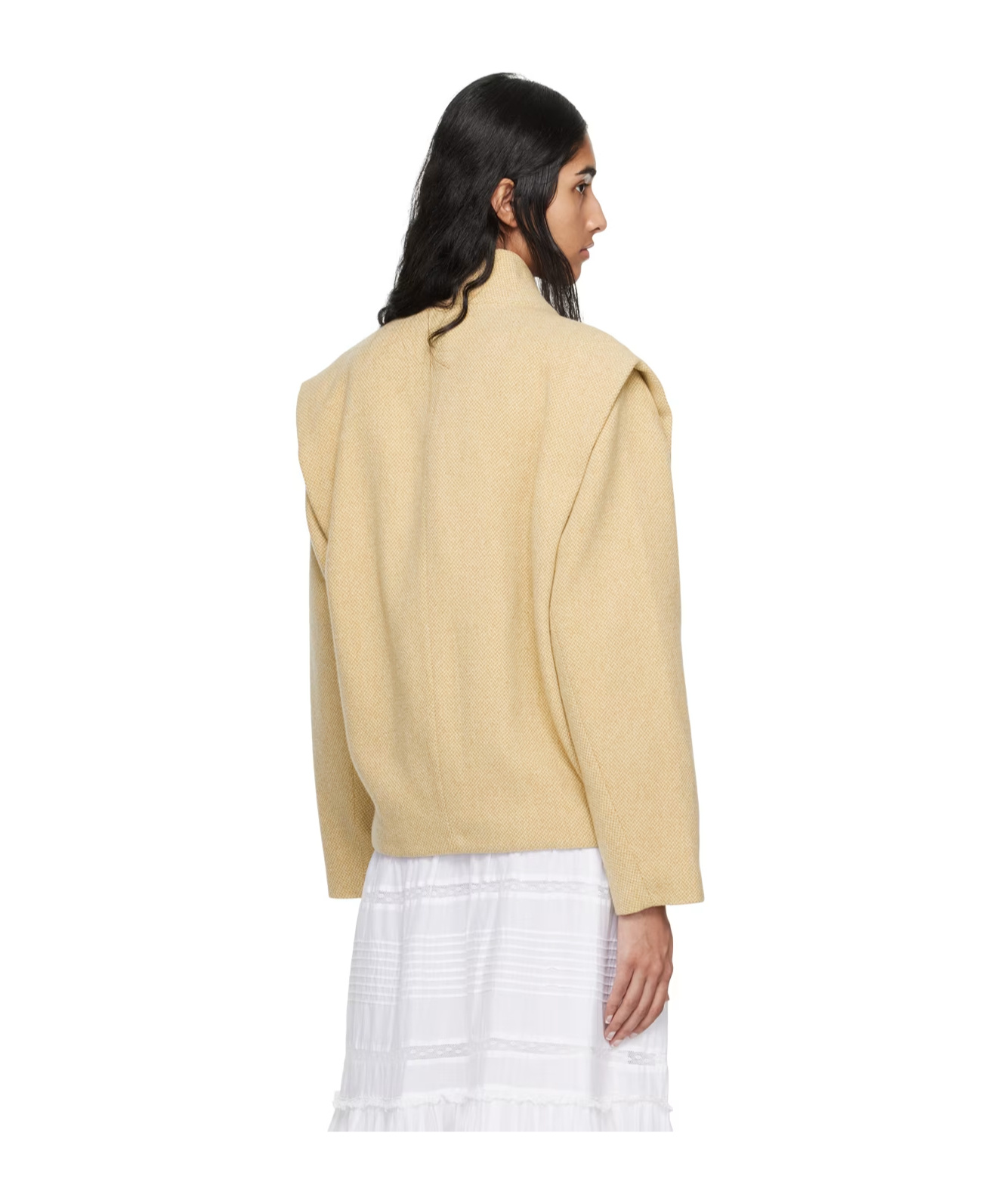 Isabel Marant Étoile Drogo Long-sleeved Casual Jacket In Nude