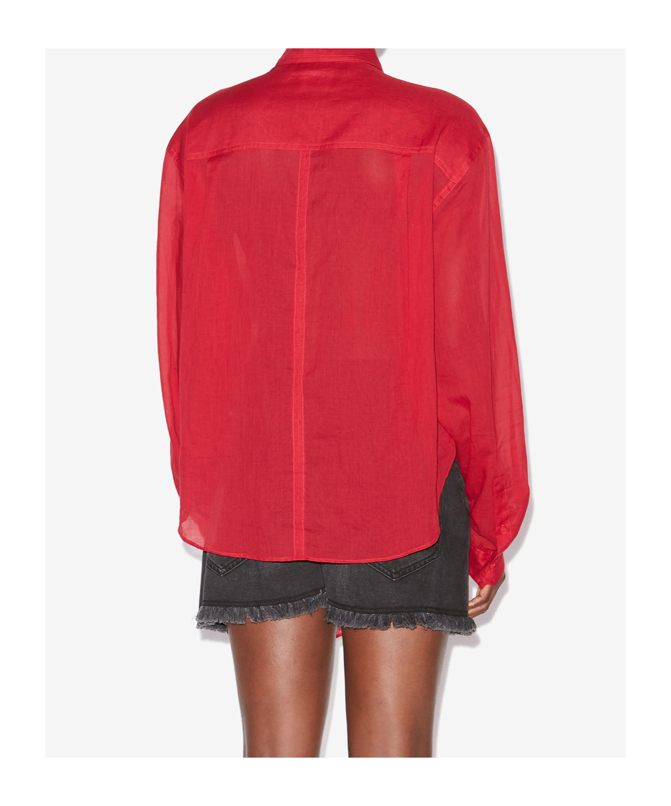 Isabel Marant Étoile Nath Shirt In Red