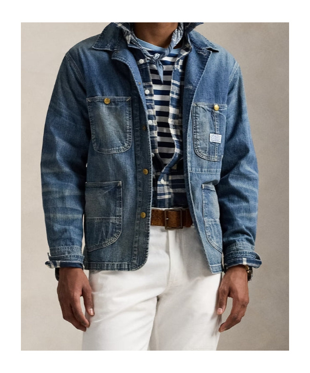 Polo Ralph Lauren Denim Utility Jacket In Blue