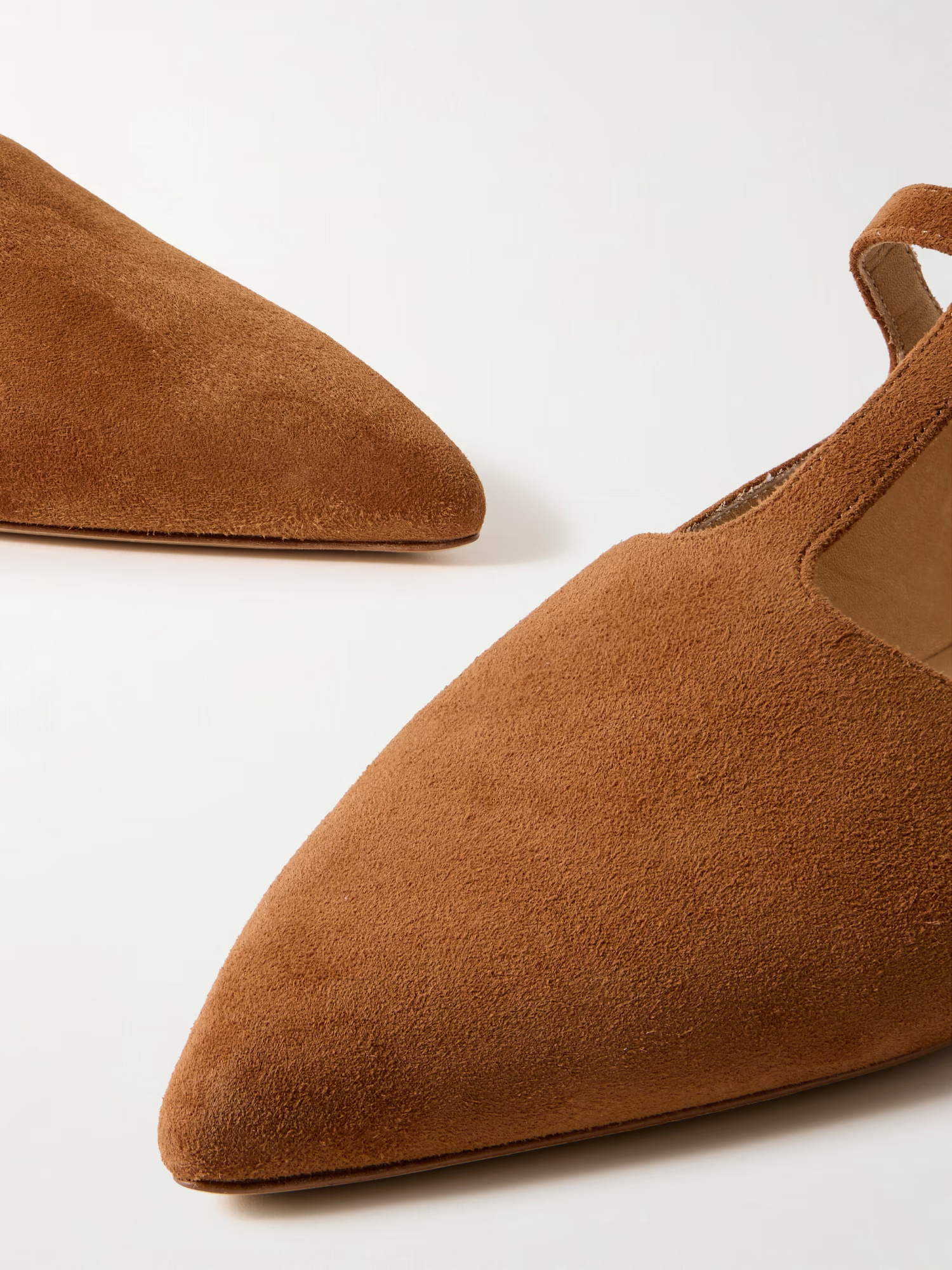 Gabriela Hearst Pointed-toe Flats In Brown