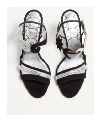 Valentino 85mm L'une Et L'autre Sandals In White