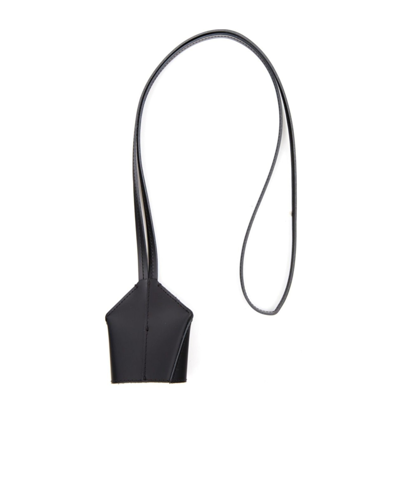 Mm6 Maison Margiela Mm6 By Maison Margiela Structured Leather Keychain In Black